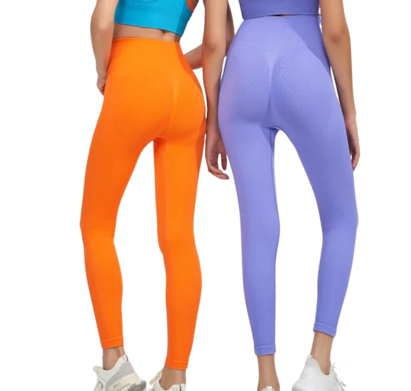 High-waisted tight yoga suit peach running pants 7colors