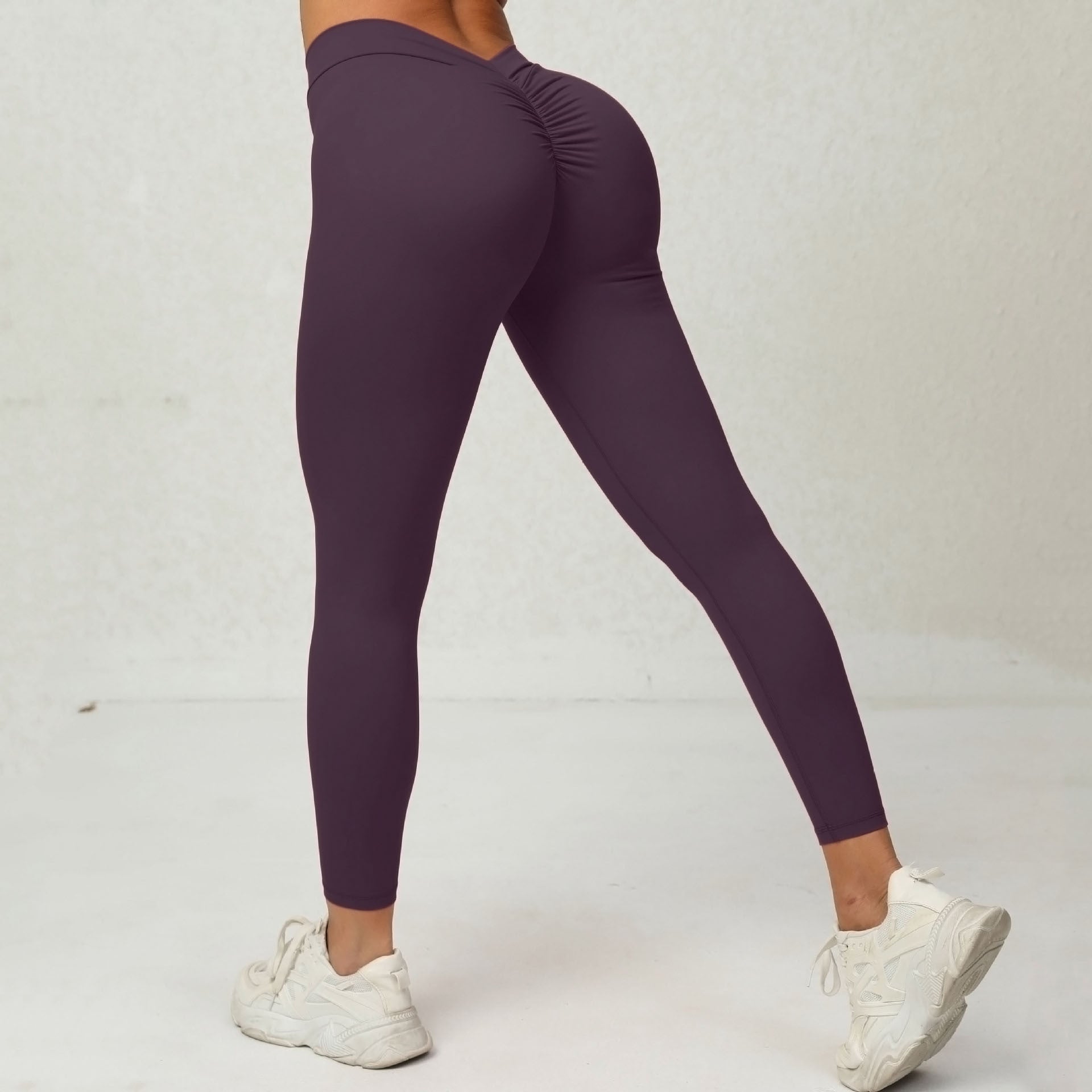 Fitness Yoga Pants V waist hip tight sweatpants 20 colors