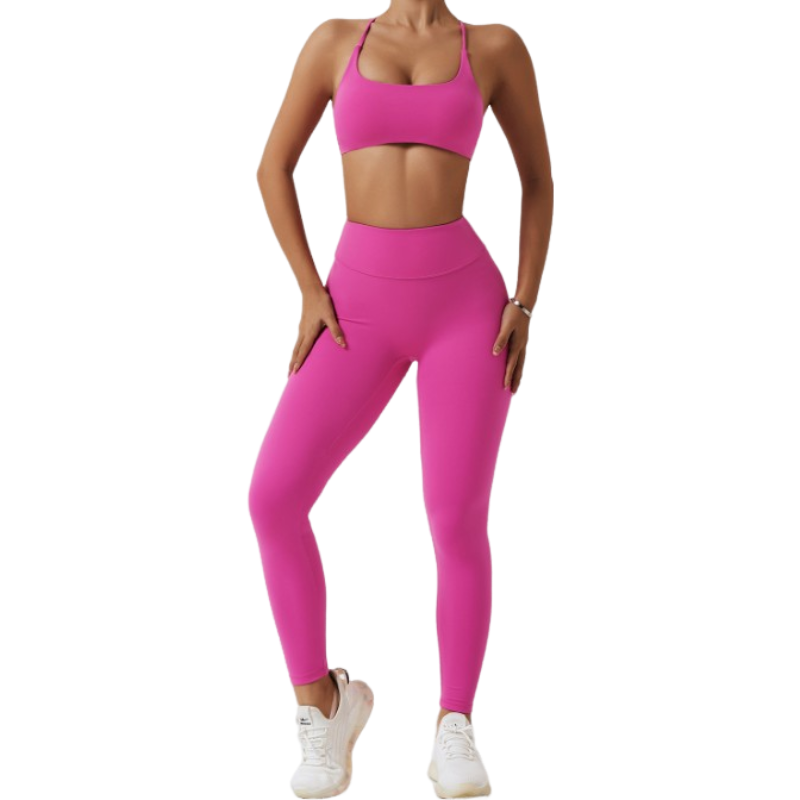 Fashion Quick-drying Exercise Yoga pants set 8120 8colors