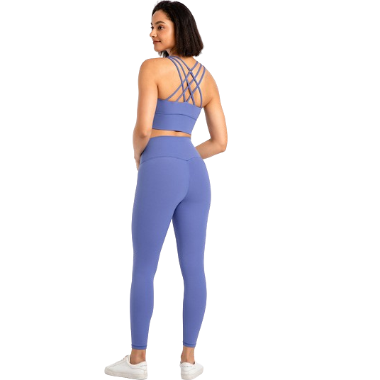 Quick-drying breathable back fitness suit set 18 colors