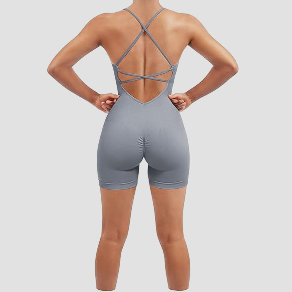 One-piece fitness suit quick-drying 6 colors