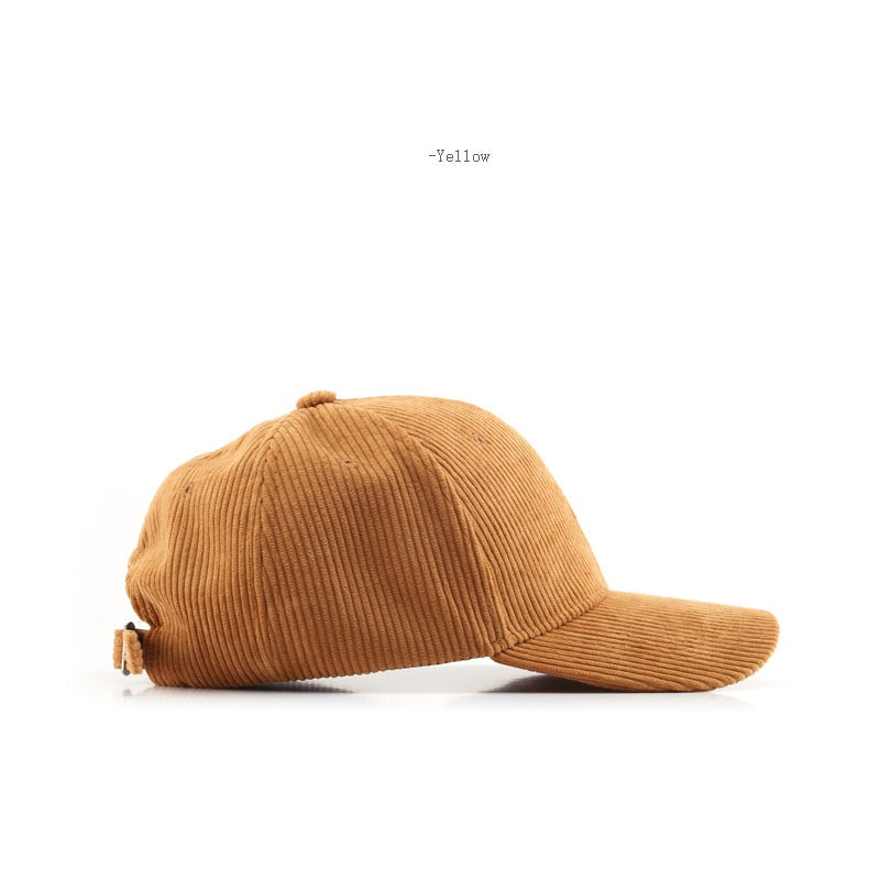 Corduroy cap Warm baseball cap 14 color