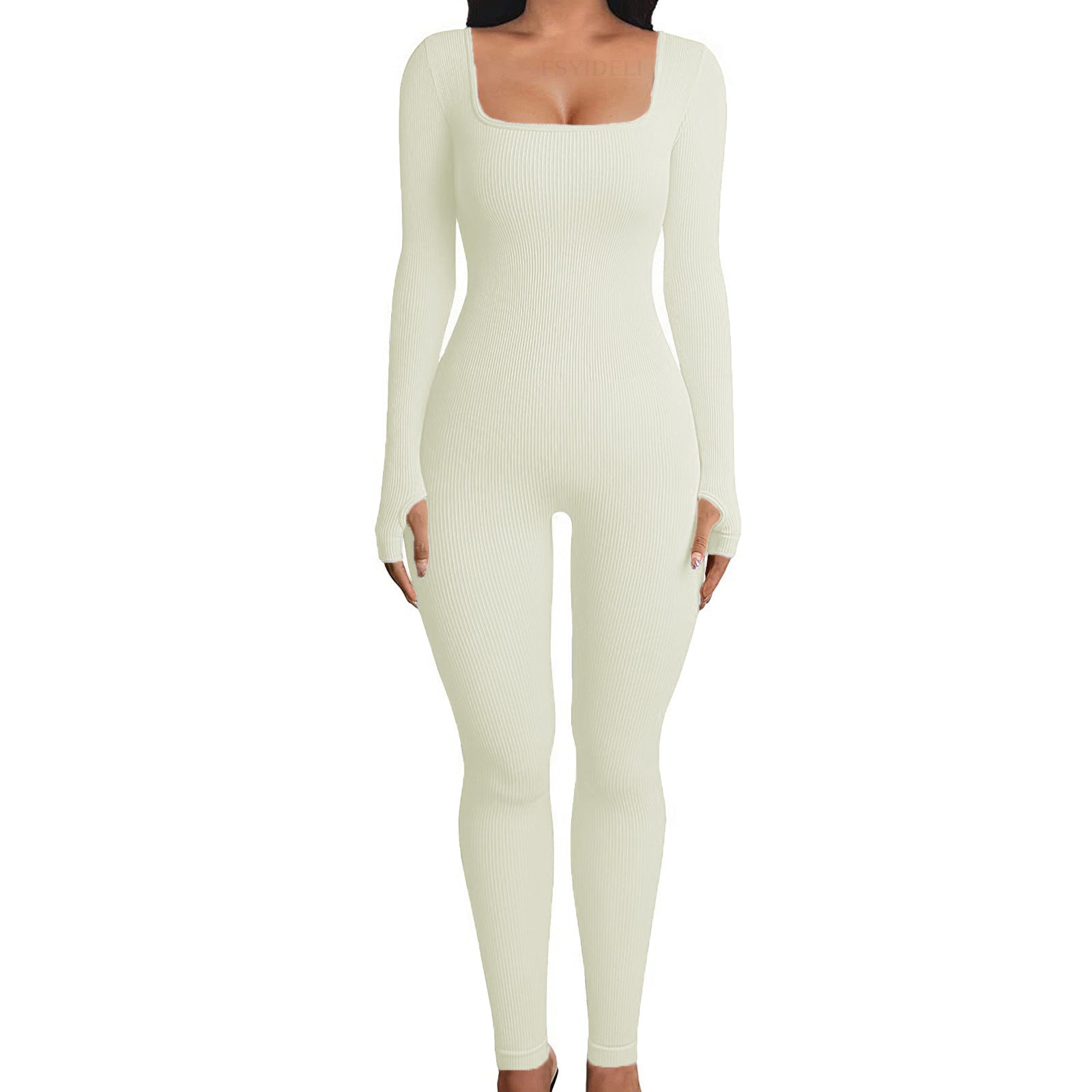 Bodysuit long sleeve yoga clothes 6 colors