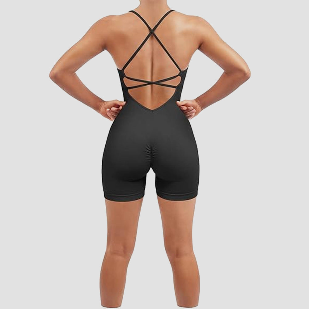 One-piece fitness suit quick-drying 6 colors