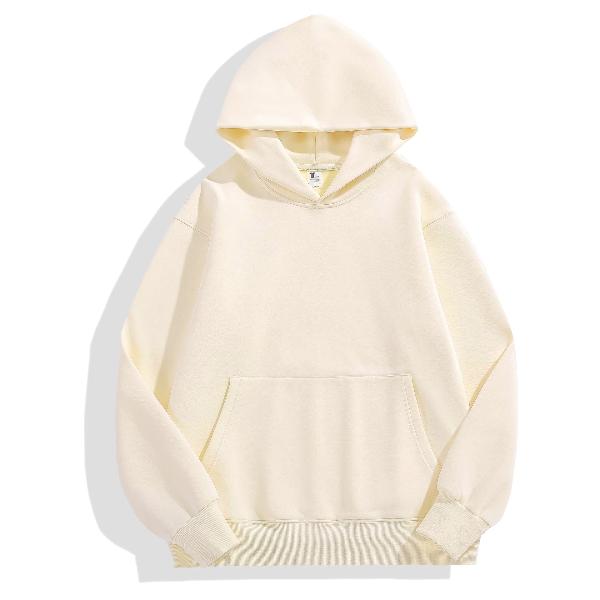 480g hoodie for men heavy fleece drop shoulder hoodie 8color