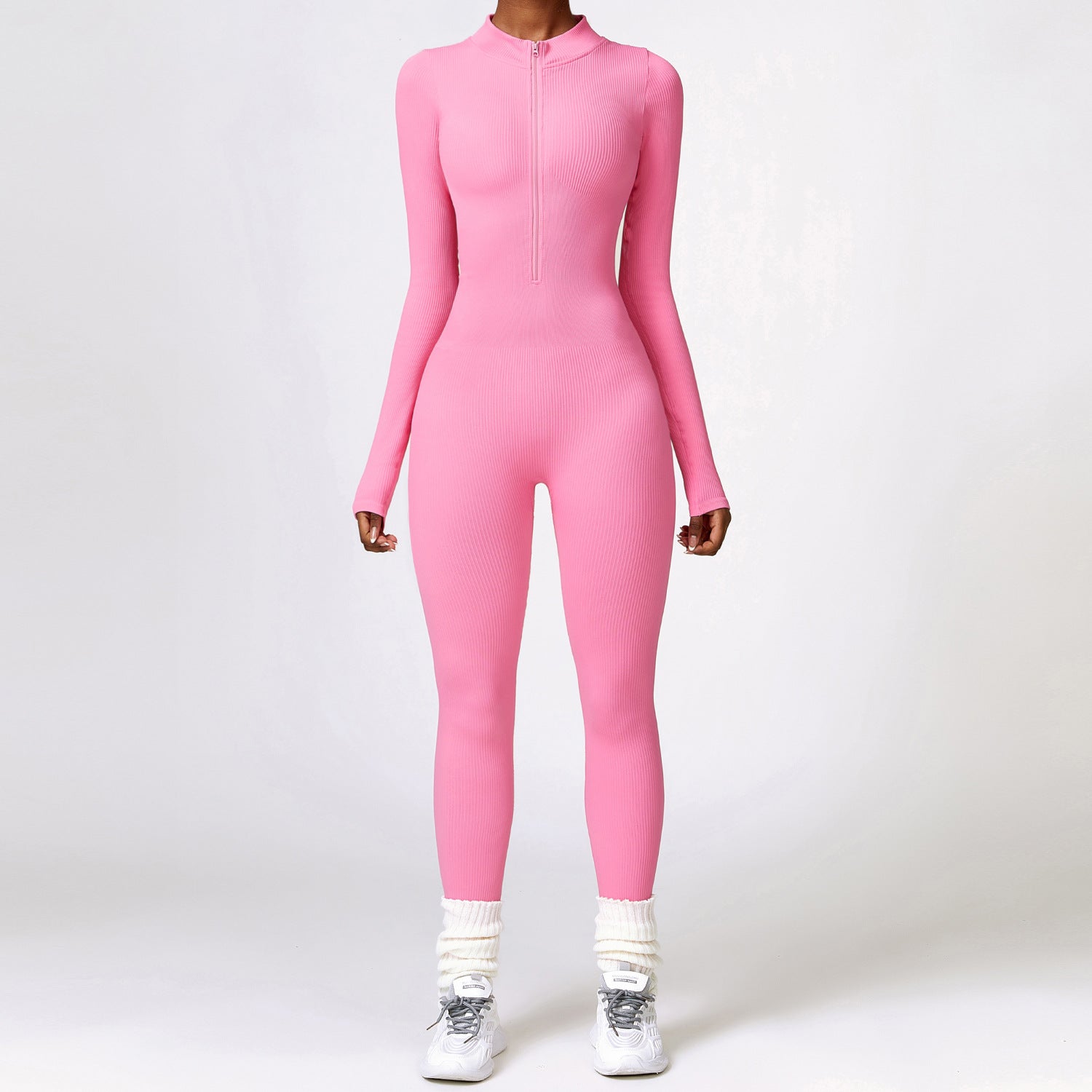 Long-sleeved zip-up high-strength tracksuit 6953 6 colors