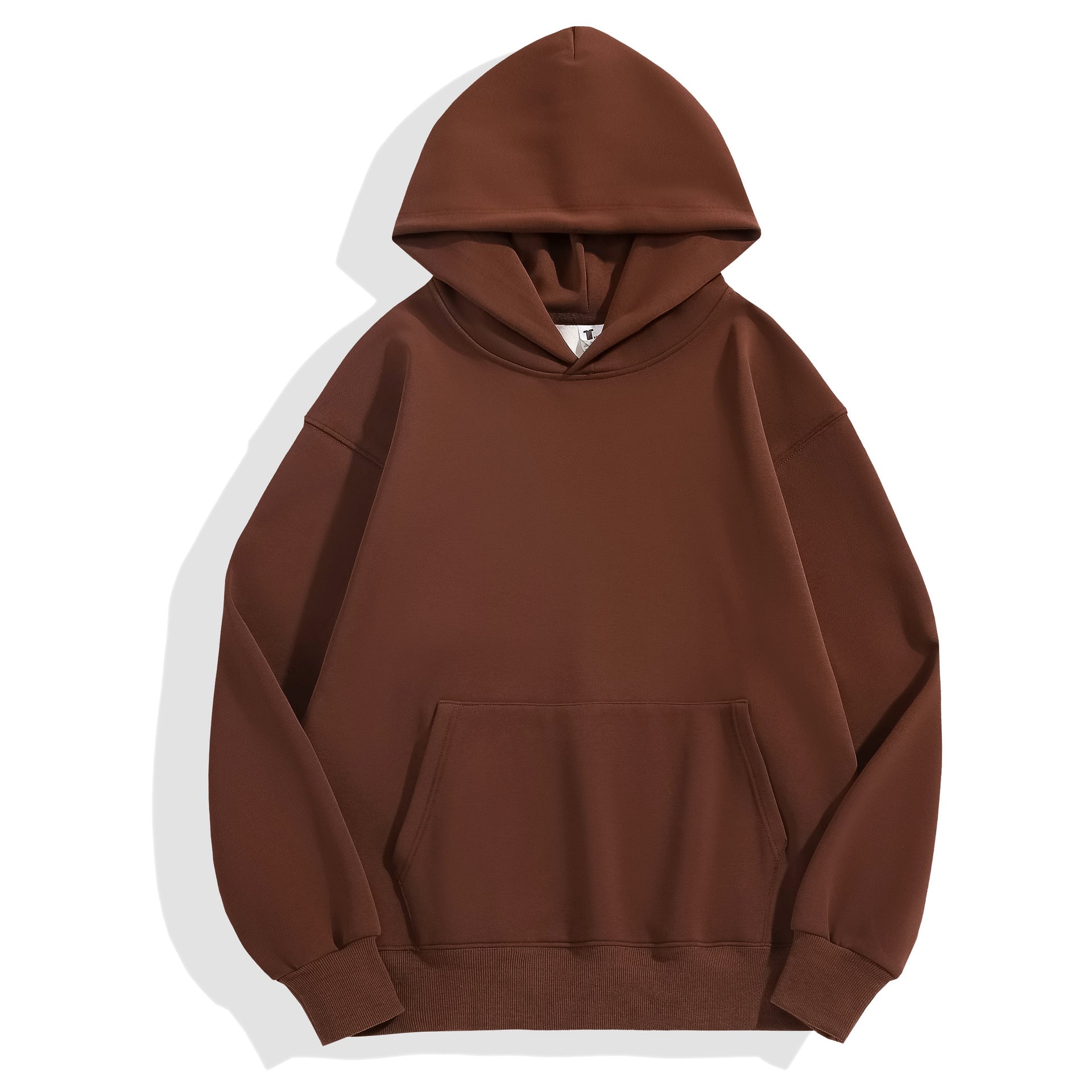 480g hoodie for men heavy fleece drop shoulder hoodie 8color