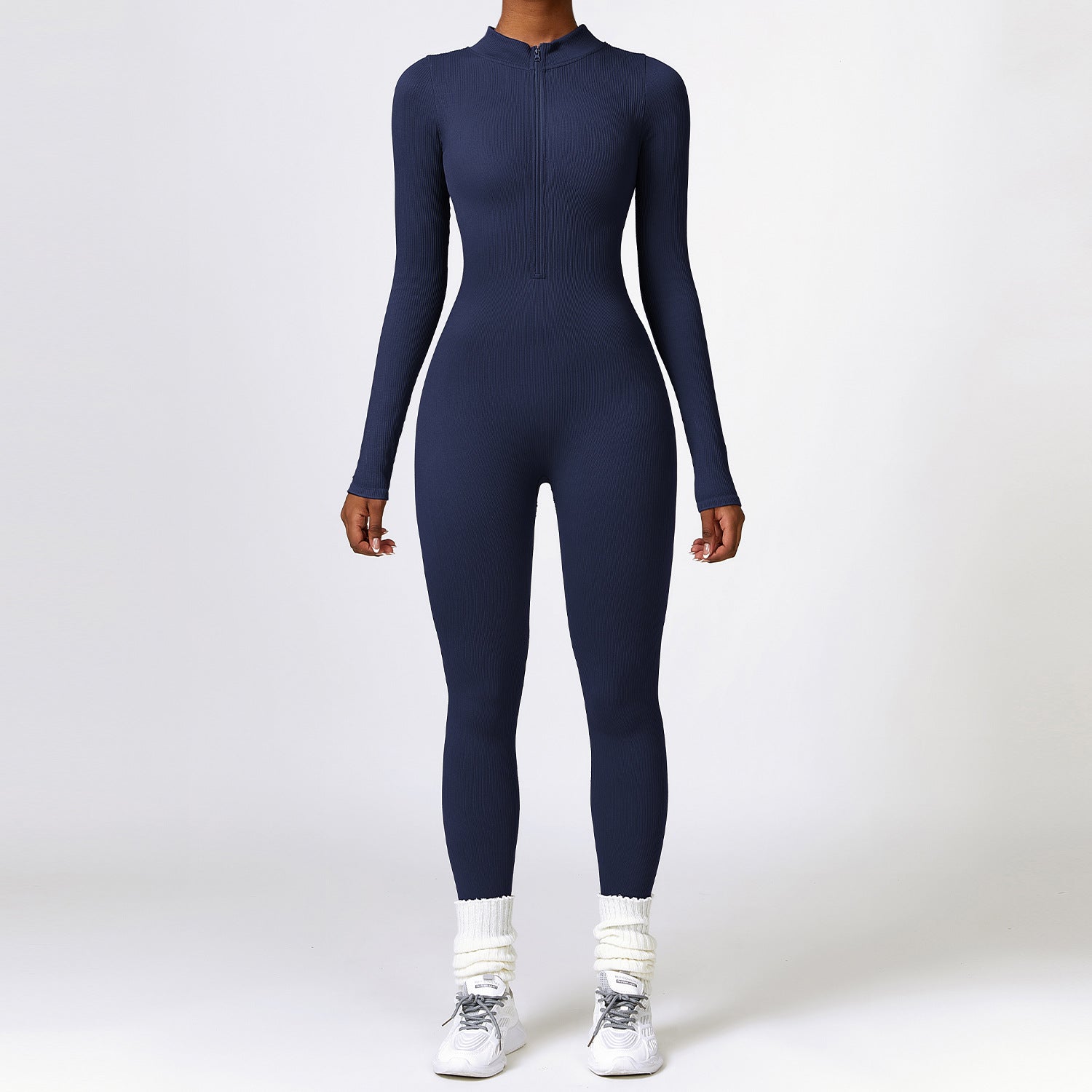 Long-sleeved zip-up high-strength tracksuit 6953 6 colors