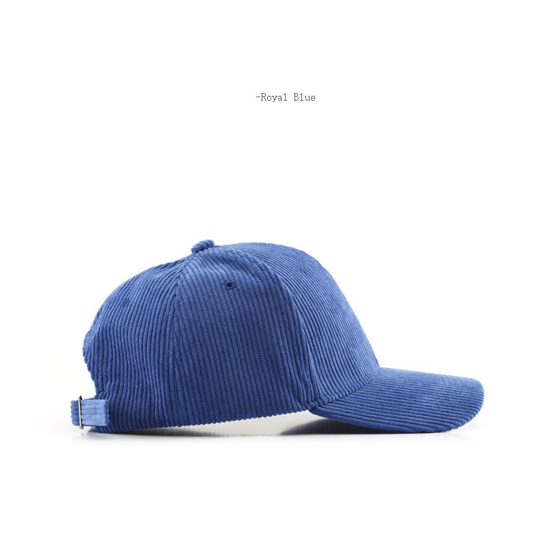 Corduroy cap Warm baseball cap 14 color