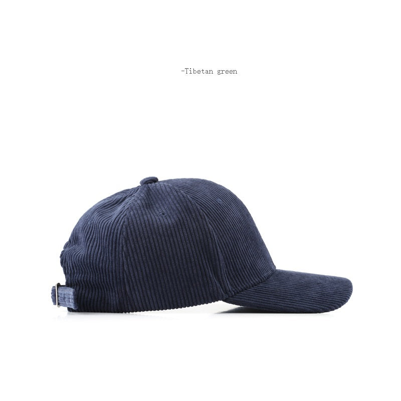 Corduroy cap Warm baseball cap 14 color