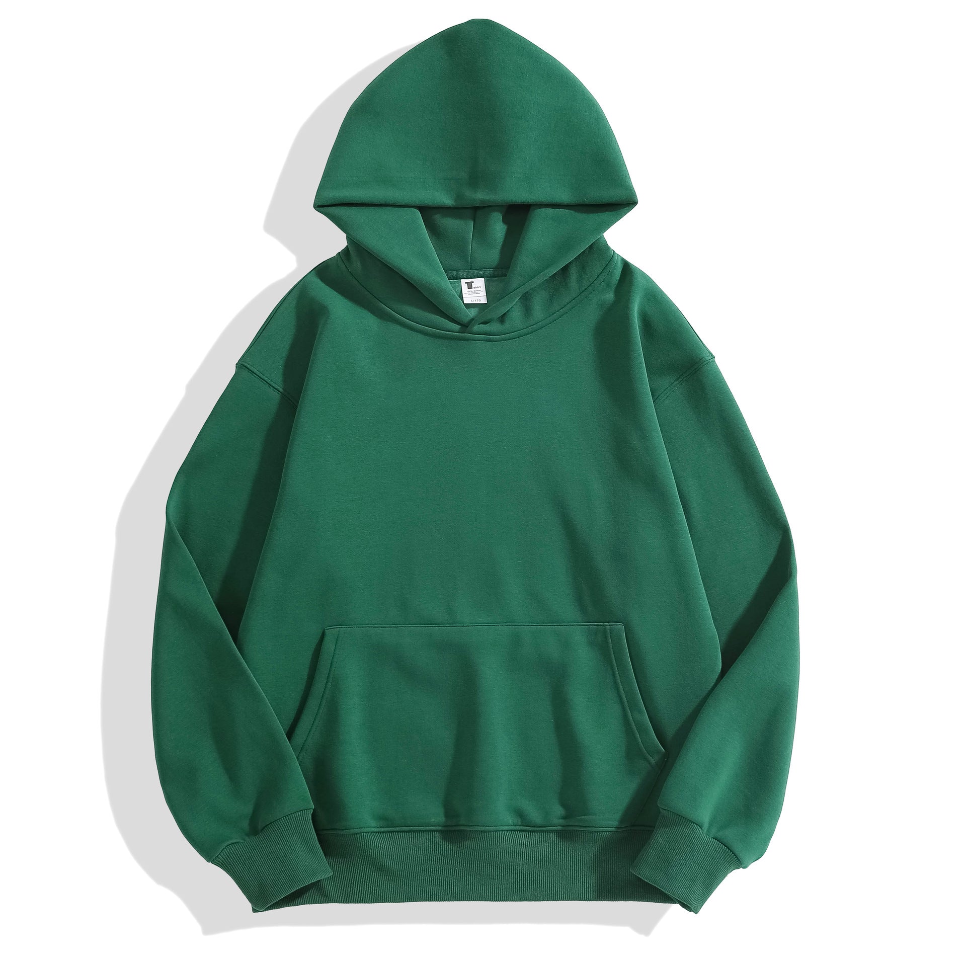 480g hoodie for men heavy fleece drop shoulder hoodie 8color