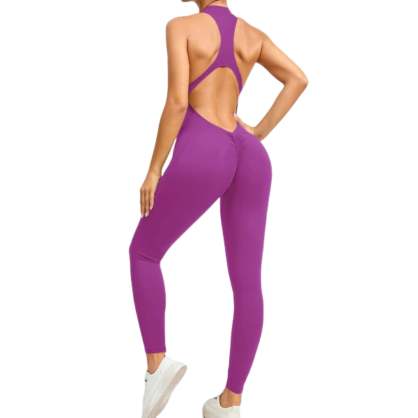 One-piece zipper one-piece yoga suit 12 colors