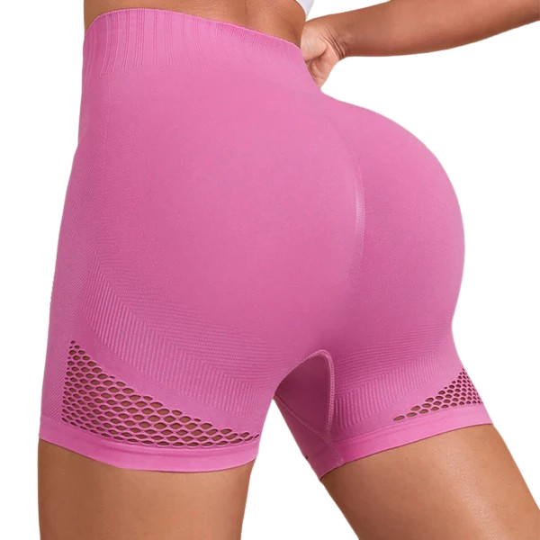 Hollow Breathable Hip Lifting Yoga Shorts